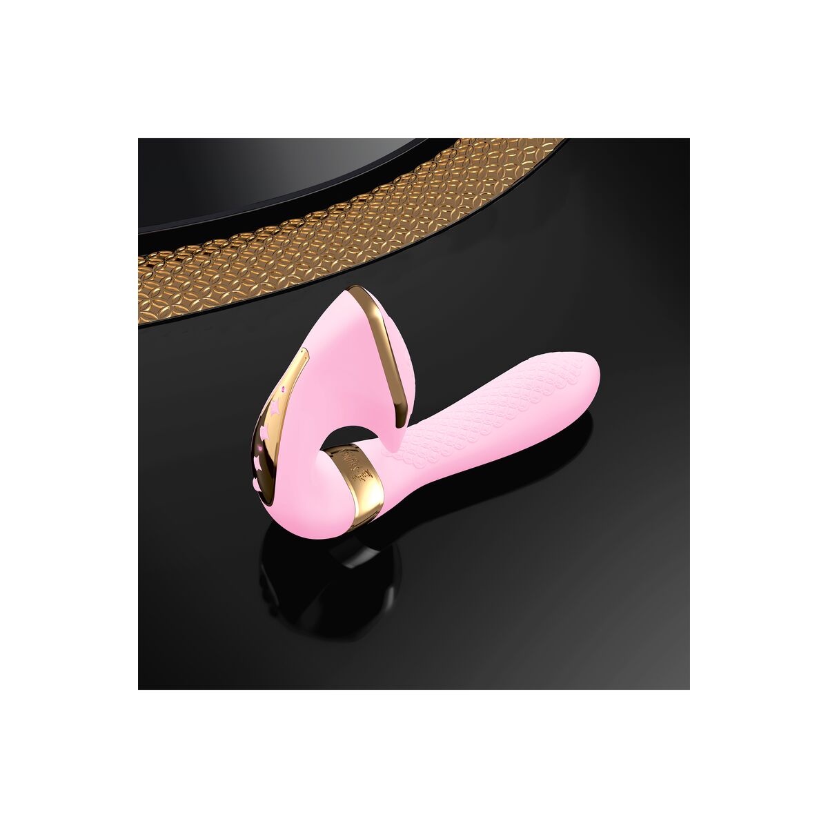 Dual Stimulationsvibrator Shunga Soyo Hellrosa